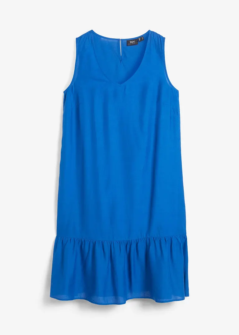 bonprix Kleid in A-Linie aus herrlich fließender Viskose-Qualität - blau