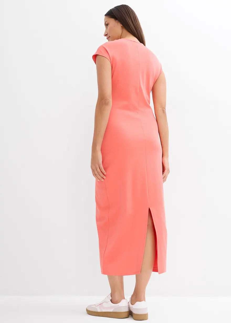 Bonprix Kleid Mit Knotendetail An Der Taille - Pink - Damen