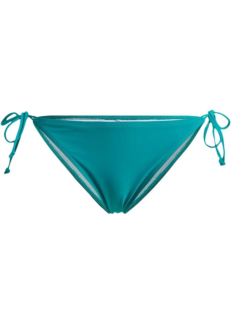 bonprix Knappe Bikinihose seitlich zu Binden - petrol - Damen