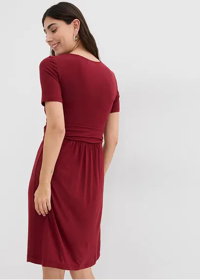 Bonprix Knieumspielendes Jerseykleid Für Die Schwangerschaft Und Danach