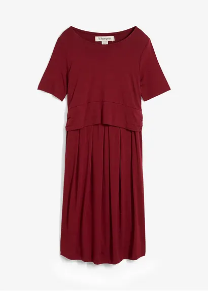 bonprix Knieumspielendes Jerseykleid für die Schwangerschaft und danach