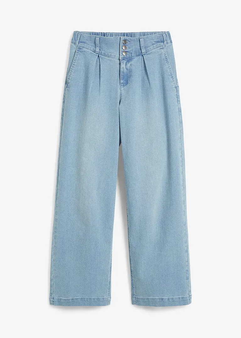 bonprix Knöchelfreie High-Waist-Jeans bietet Bewegungsfreiheit für jede Silhouette