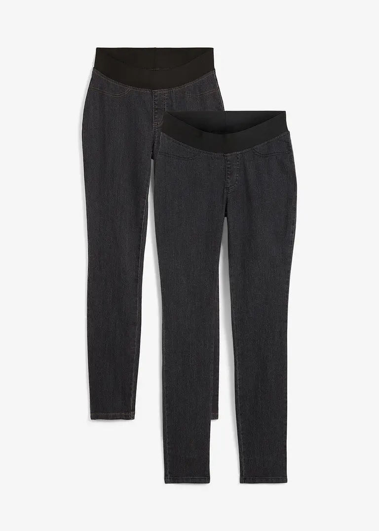 bonprix Kombinationsstarke Basic-Leggings in Jeansoptik mit angedeuteten Taschen
