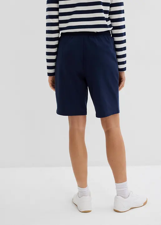 Bonprix Komfortabel Sitzende Sweat-Shorts Mit Großen Taschen Und Bequembund