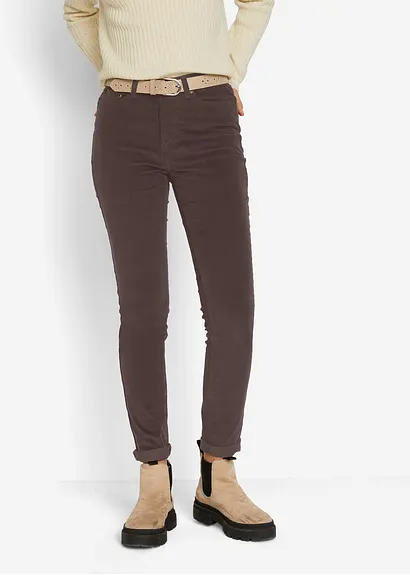 Bonprix Komfortable Cordhose Mit Stretch Und Vielseitig Kombinierbarer Skinny Fit