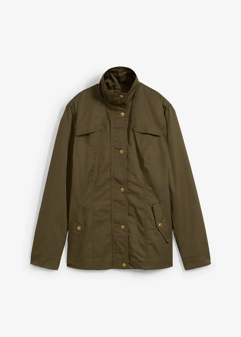 bonprix Komfortable Jacke mit komfortablen Seitentaschen - grün