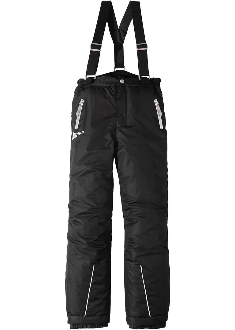 Bonprix Komfortable Kinder Skihose Mit Hosenträgern - Schwarz