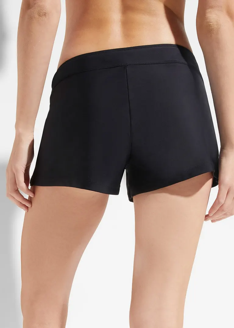 Bonprix Komfortable Shorts In Klassischem Design - Schwarz