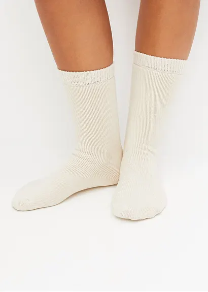 Bonprix Komfortable Thermo Fottee Socken Im 4er-Pack - Damen