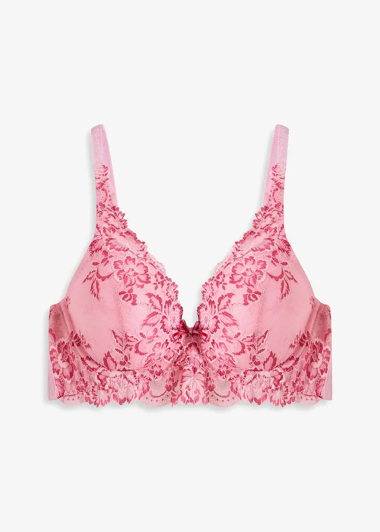 bonprix Komfortabler BH mit besonderen Trägern - rosa Cup C