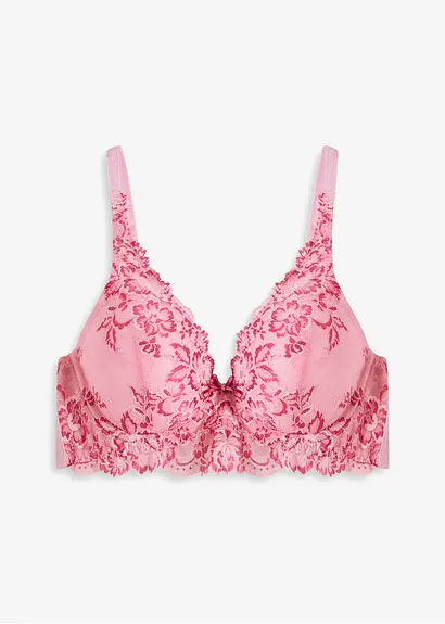 bonprix Komfortabler BH mit besonderen Trägern - rosa Cup D
