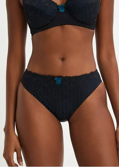 Bonprix Komfortabler Slip Im Geschmackvollen Design - Schwarz