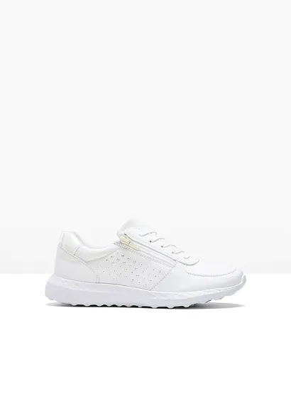 bonprix Komfortabler Sneaker in schönem Design - weiß - Damen
