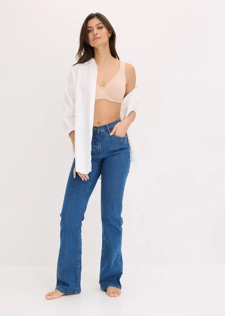 Bonprix Komfortabler T-Shirt BH Mit Bügel Mit Spitze - Damen