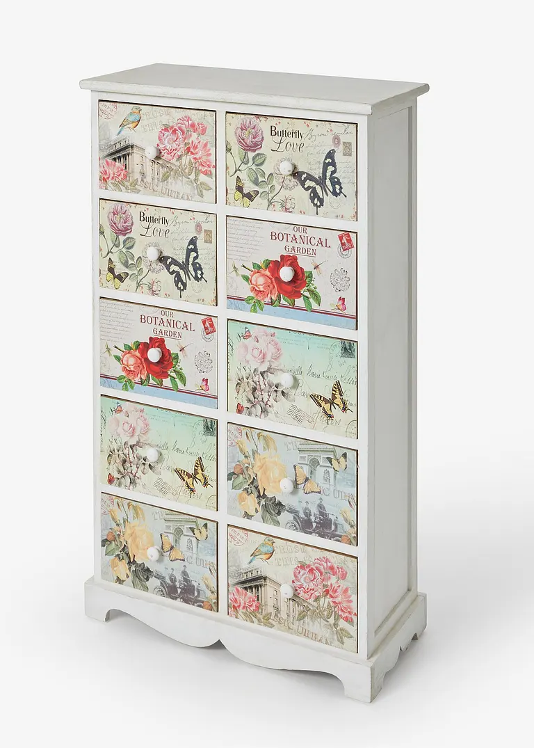 bonprix Kommode mit hübschen romantischem Design und viel Stauraum