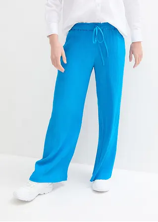 Bonprix Körperumspielende Crinkle-Hose Aus 100% Viskose Für Ein Wohlfühl-Komfort