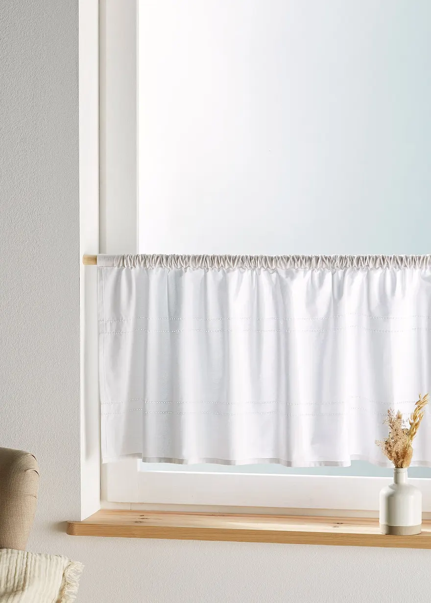 bonprix Küchenfenster mit Loch-Stickerei für das Fenster