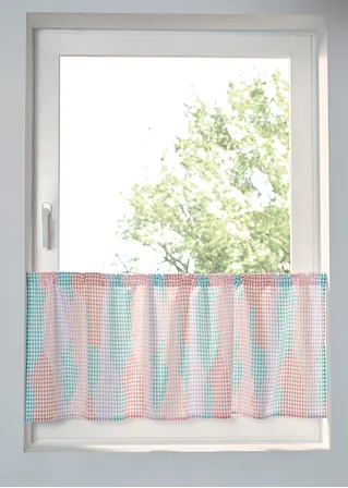 bonprix Küchengardine mit Frischekick - blau Tunnelzug