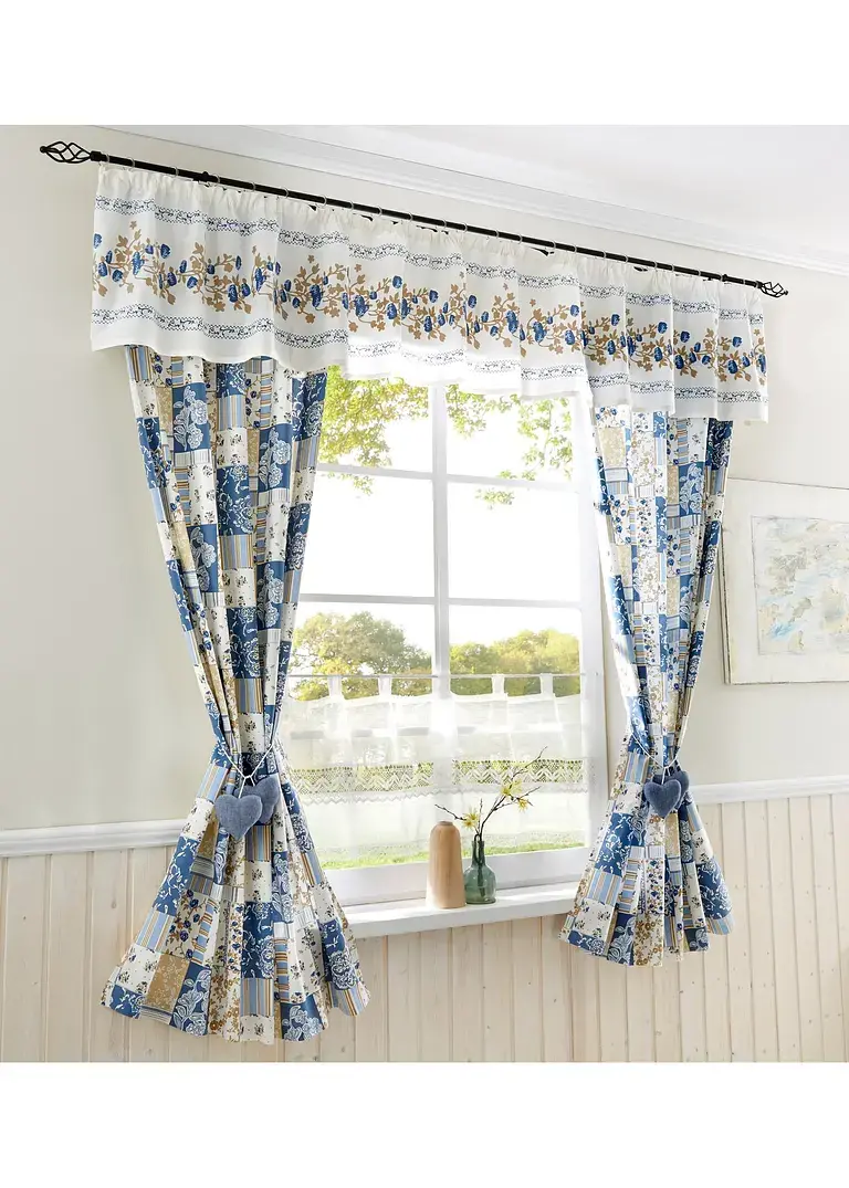 Bonprix Küchengardine Mit Tollen Häkel-Details - Schlaufen