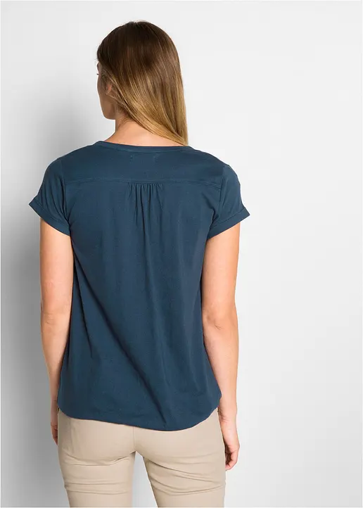 Bonprix Kurzärmliges Shirt Betont Das Dekolleté Durch Den V-Ausschnitt