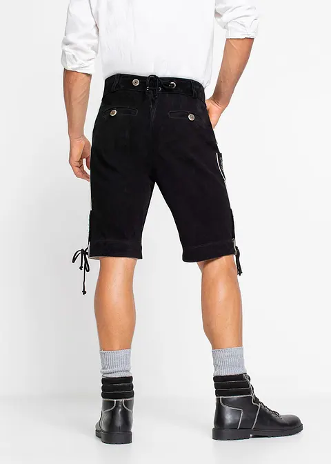 Bonprix Kurze Lederhose Mit Abknöpfbarem Latz Und Trachtentypischen Verzierungen