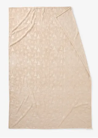 bonprix Kuscheldecke mit Hoch-Tief Effekt - edel glänzend und samtig weich