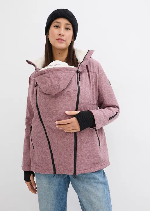 Bonprix Kuschelig Mit Teddyfleece Gefütterte Jacke Für Die Schwangerschaft Und Danach