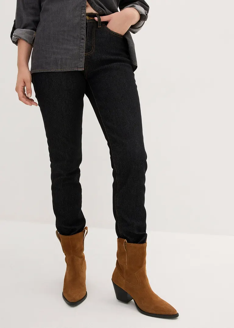 Bonprix Kuschelige Und Gefütterte Thermojeans In Slim Fit