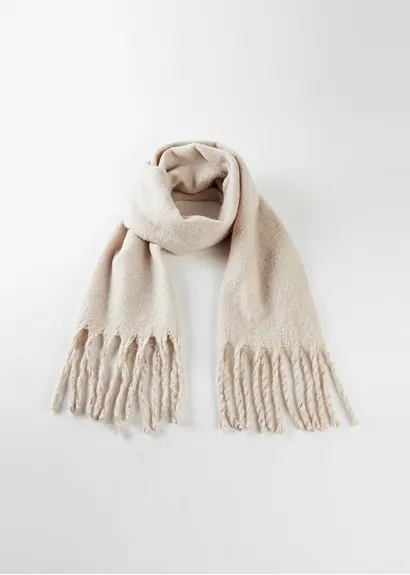 bonprix Kuscheliger XXL-Schal für die kalte Jahreszeit - grau