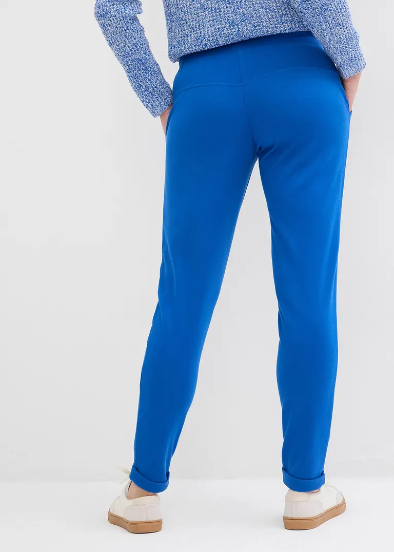 Bonprix Lange Schlupfhose Mit Kordelzug Und Bequembund - Blau