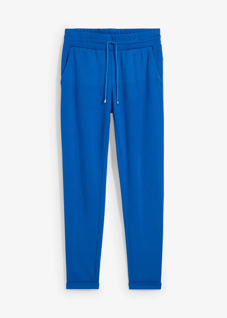 bonprix Lange Schlupfhose mit Kordelzug und Bequembund - blau