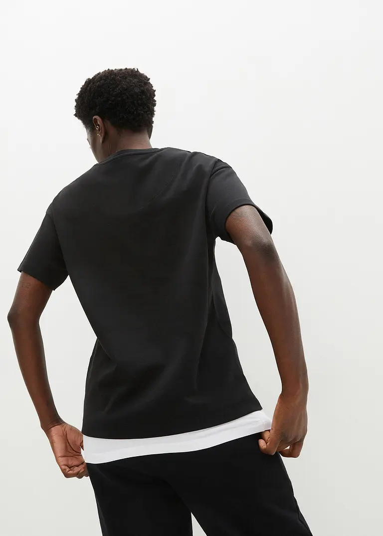 Bonprix Längeres Shirt Aus Schwerem Baumwollstoff In Premium Qualität