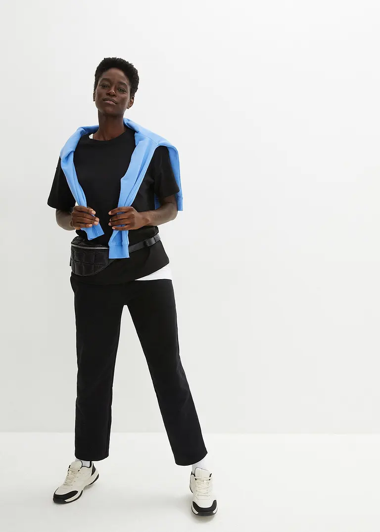 Bonprix Längeres Shirt Aus Schwerem Baumwollstoff In Premium Qualität