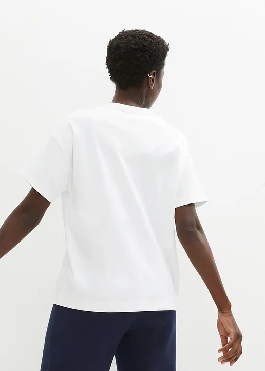 Bonprix Längeres Shirt Aus Schwerem Baumwollstoff In Premium Qualität