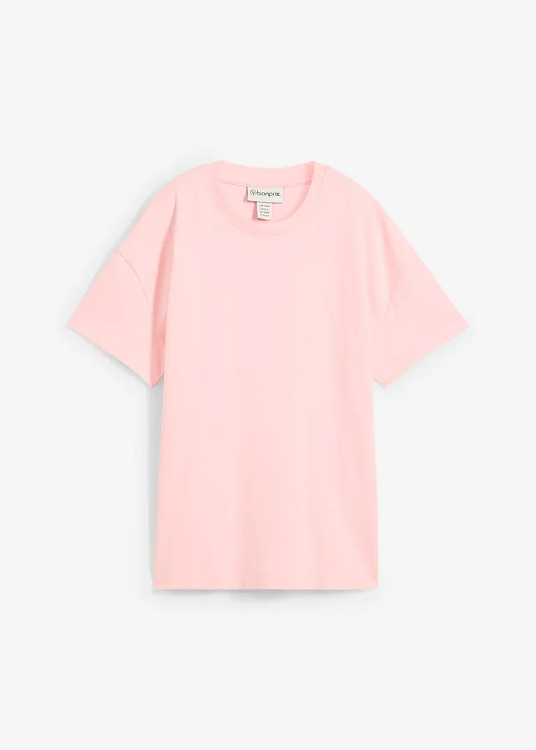 bonprix längeres Shirt aus schwerem Baumwollstoff in Premium Qualität