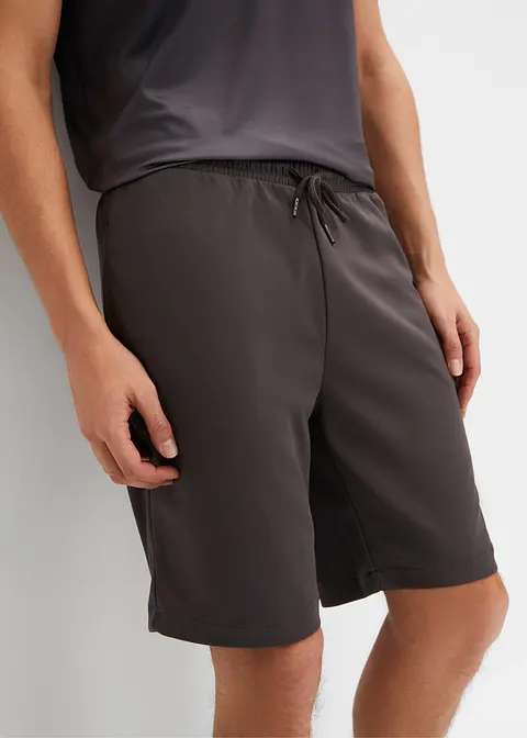 Bonprix Lässig Leichte Sporthose Aus Funtkionsmaterial - Grau