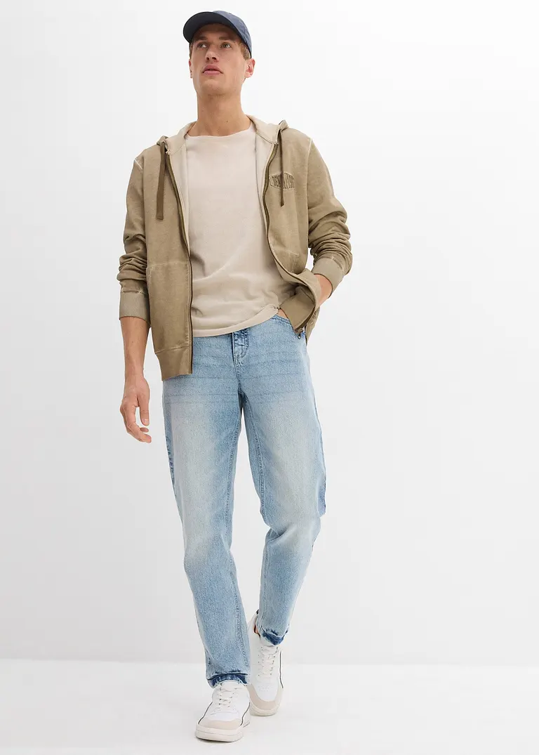 Bonprix Lässig Verkürzte Cropped Stretch-Jeans Mit Leichter Waschung