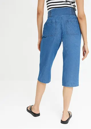 Bonprix Lässige Baggy Jeans Mit Elastischem Bund - Blau - Damen