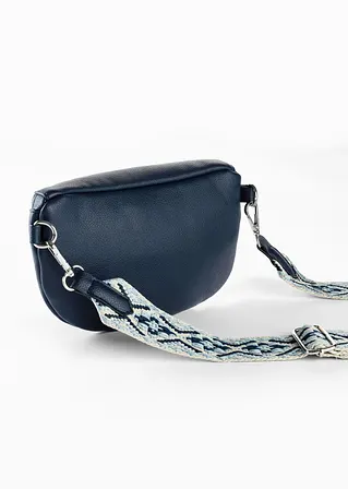 Bonprix Lässige Bauchtasche Mit Zwei Austauschbaren Schulterriemen - Blau
