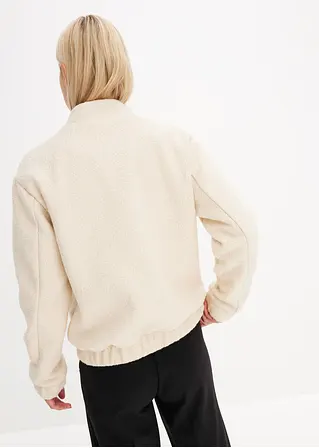 Bonprix Lässige Jacke Mit Reißverschlussdetails - Beige - Damen