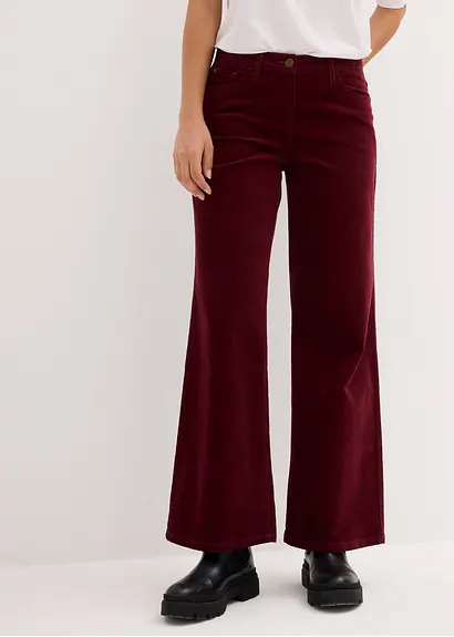 Bonprix Lässige Marlene-Stretch-Hose Mit Ausgestelltem Bein