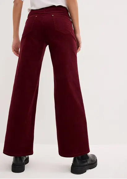 Bonprix Lässige Marlene-Stretch-Hose Mit Ausgestelltem Bein
