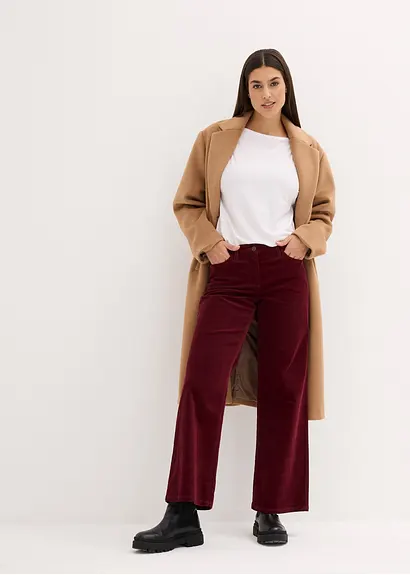 Bonprix Lässige Marlene-Stretch-Hose Mit Ausgestelltem Bein
