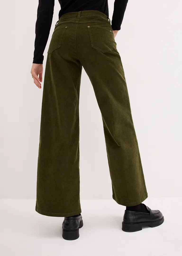 Bonprix Lässige Marlene-Stretch-Hose Mit Ausgestelltem Bein