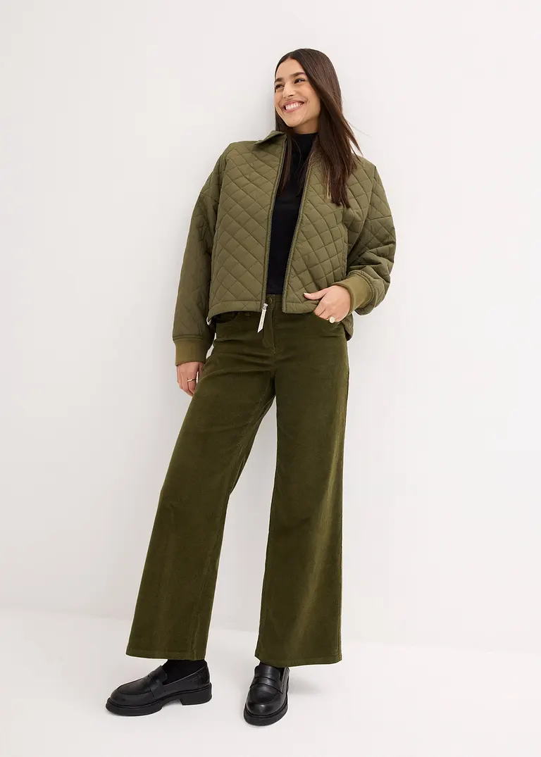 Bonprix Lässige Marlene-Stretch-Hose Mit Ausgestelltem Bein