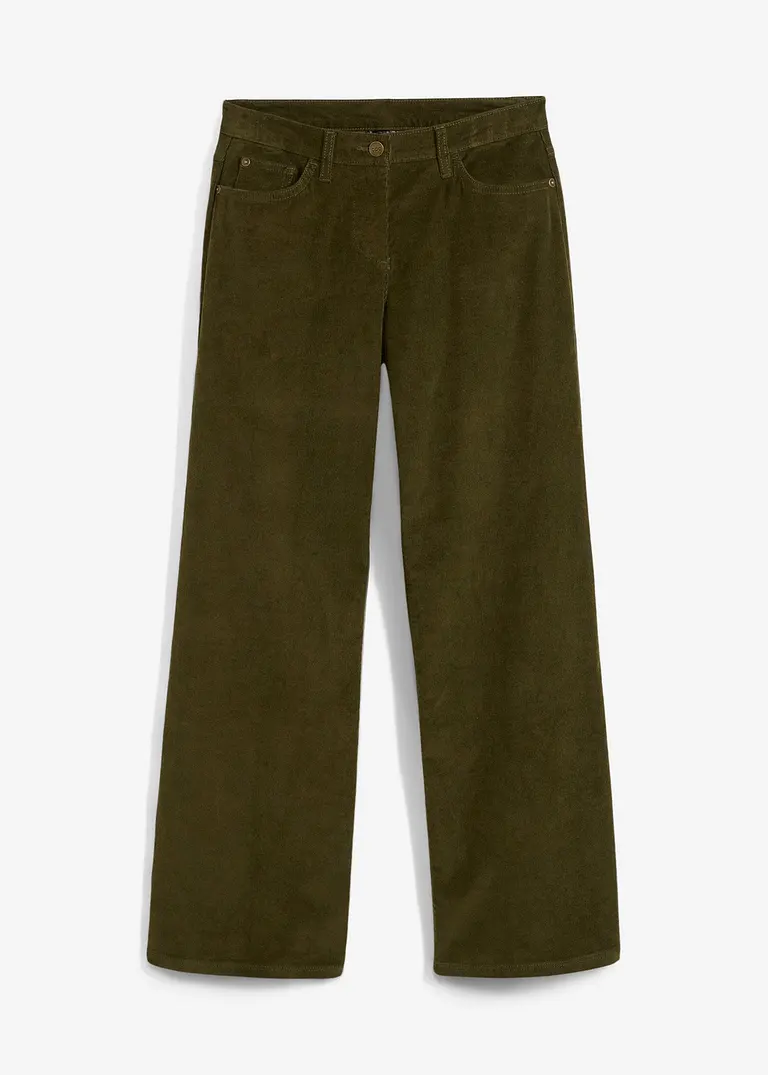 bonprix Lässige Marlene-Stretch-Hose mit ausgestelltem Bein