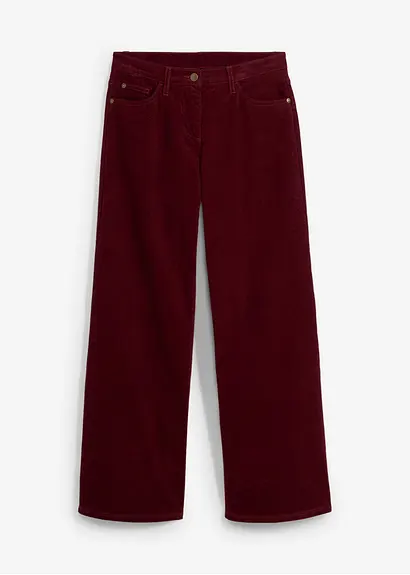 bonprix Lässige Marlene-Stretch-Hose mit ausgestelltem Bein