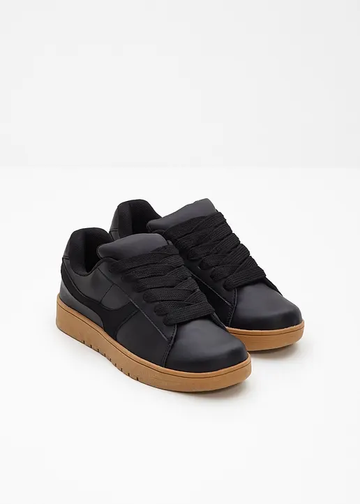 Bonprix Lässige Sneaker Im Skater Look - Schwarz - Damen