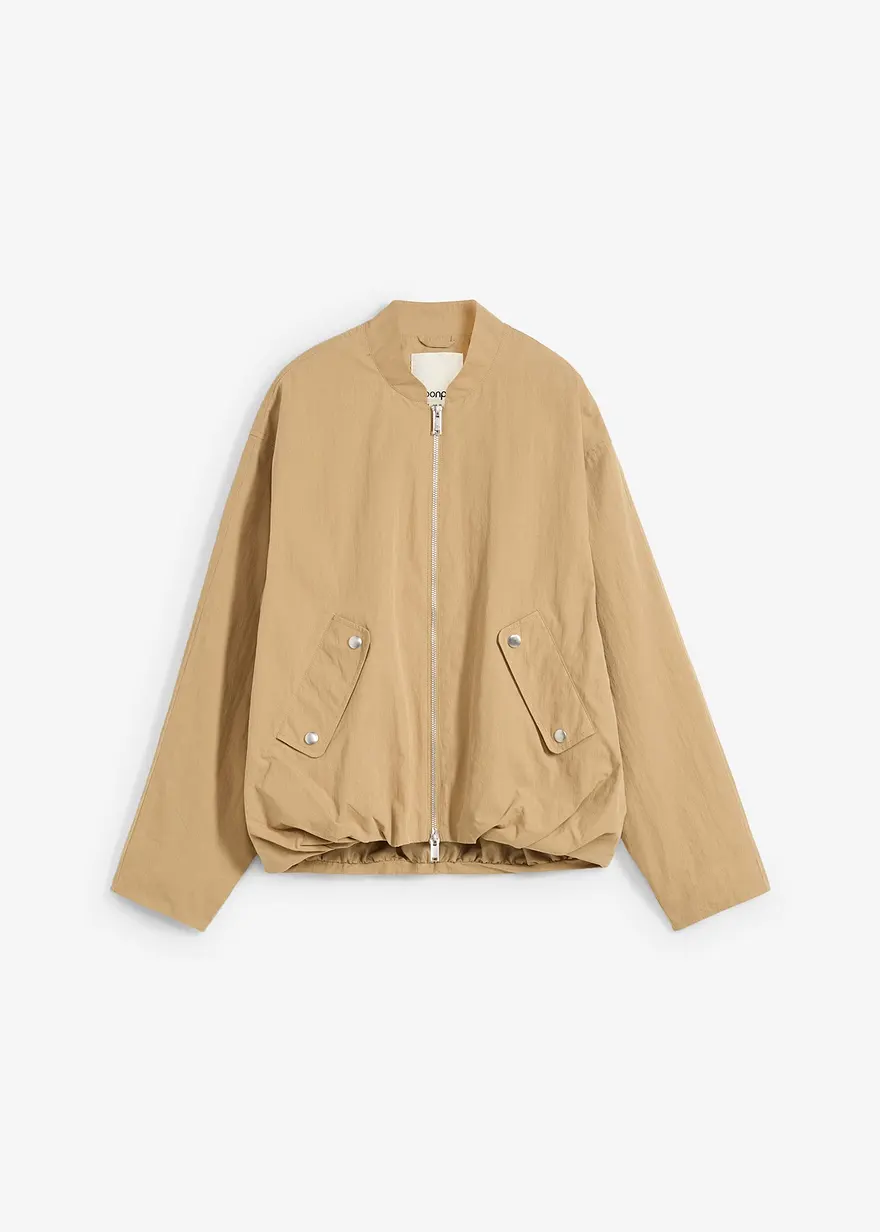 bonprix Lässiger Blouson mit schrägen Pattentaschen mit Druckknöpfen