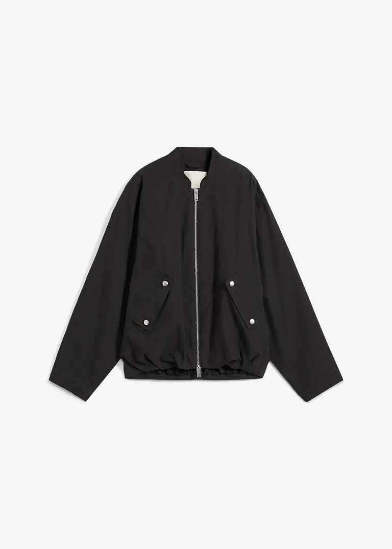 bonprix Lässiger Blouson mit schrägen Pattentaschen mit Druckknöpfen